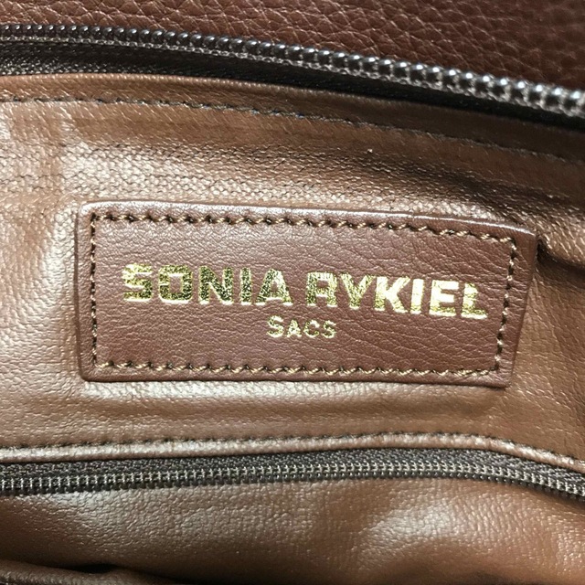 SONIA RYKIEL(ソニアリキエル)の良品ソニアリキエル　レザートートバッグ レディースのバッグ(トートバッグ)の商品写真