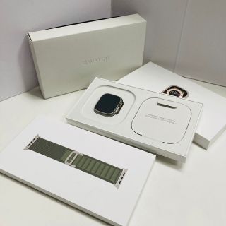 アップルウォッチ(Apple Watch)のApple アップルウォッチ ウルトラ 49mm グリーン 本体(腕時計(デジタル))