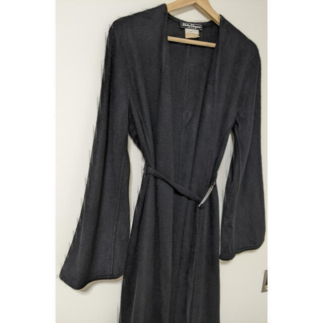 フェラガモ カシミヤ100 ベルト付きロングカーディガン-tops.edu.ng