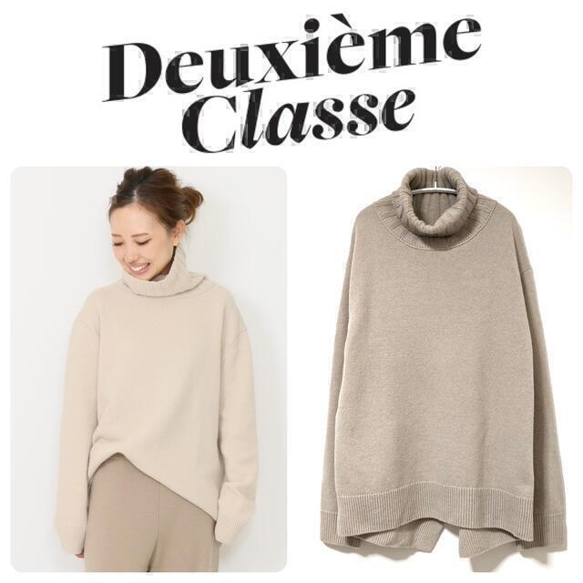 トップスDeuxieme Classe JADE タートルネックプルオーバー