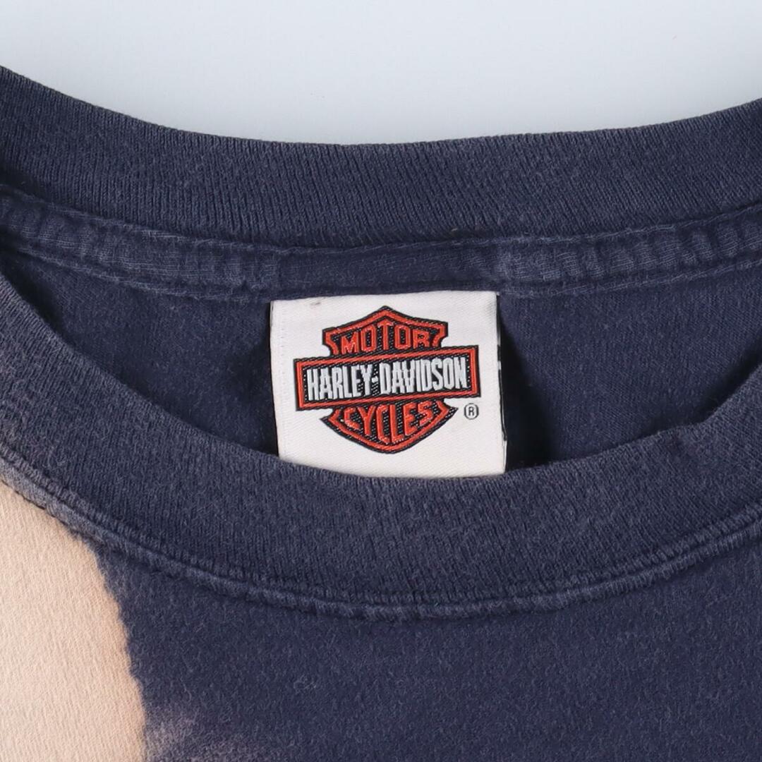 Harley Davidson(ハーレーダビッドソン)の古着 ハーレーダビッドソン Harley-Davidson Hanes BEEFY モーターサイクル バイクTシャツ メンズL /eaa321504 メンズのトップス(Tシャツ/カットソー(半袖/袖なし))の商品写真