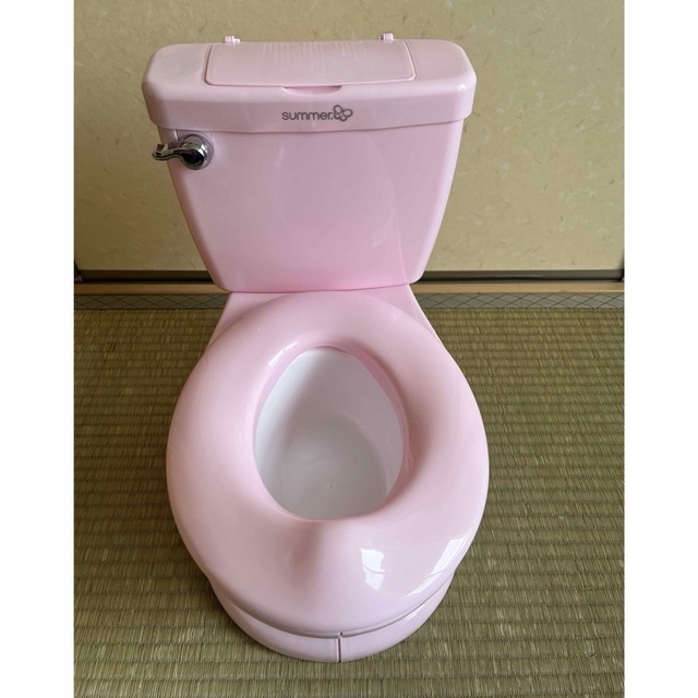 マイサイズポッティ【ピンク】 キッズ/ベビー/マタニティのおむつ/トイレ用品(ベビーおまる)の商品写真