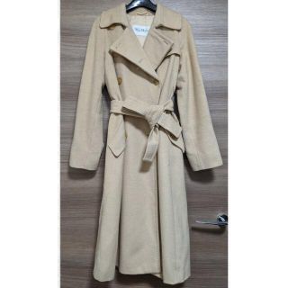 キャメルMAX MARA 白タグ カシミヤ ロングコート 丈120cm 2XL キャメル