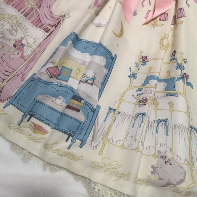 Angelic Pretty(アンジェリックプリティー)のAngelic Pretty Daydreambed ジャンパースカート レディースのワンピース(ひざ丈ワンピース)の商品写真