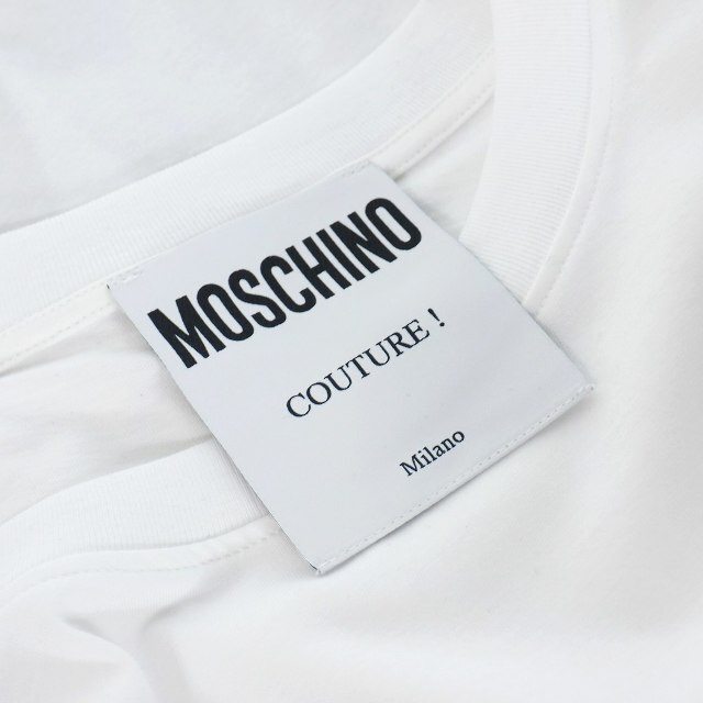 □40/ MOSCHINO COUTURE! モスキーノ ロゴ Tシャツ - Tシャツ