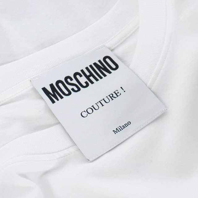 モデル MOSCHINO ロゴプリント半袖Tシャツ イエローの通販 by BRING
