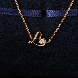 スタージュエリー(STAR JEWELRY)のスタージュエリー レディース ラブ ブレスレット K18 0.02ct(ブレスレット/バングル)