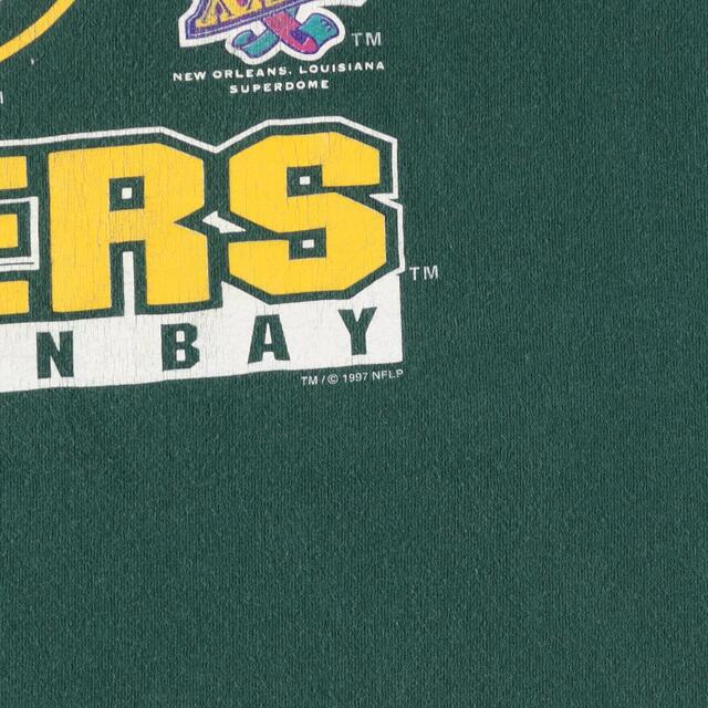 90年代 リー Lee SPORT NFL GREEN BAY PACKERS グリーンベイパッカーズ スポーツプリントTシャツ USA製 メンズXL ヴィンテージ /eaa319768 3