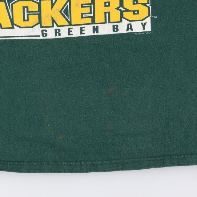 90年代 リー Lee SPORT NFL GREEN BAY PACKERS グリーンベイパッカーズ スポーツプリントTシャツ USA製 メンズXL ヴィンテージ /eaa319768 8