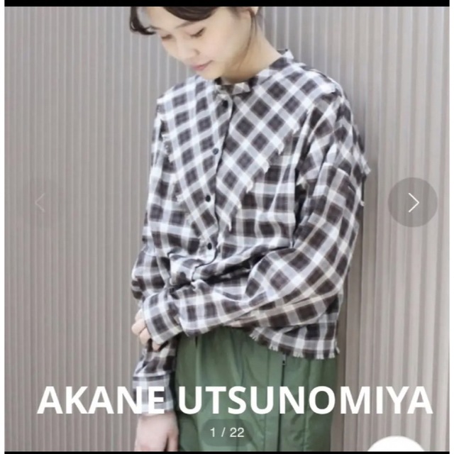 JS別注 AKANE UTSUNOMIYA フリンジチェックシャツ | フリマアプリ ラクマ