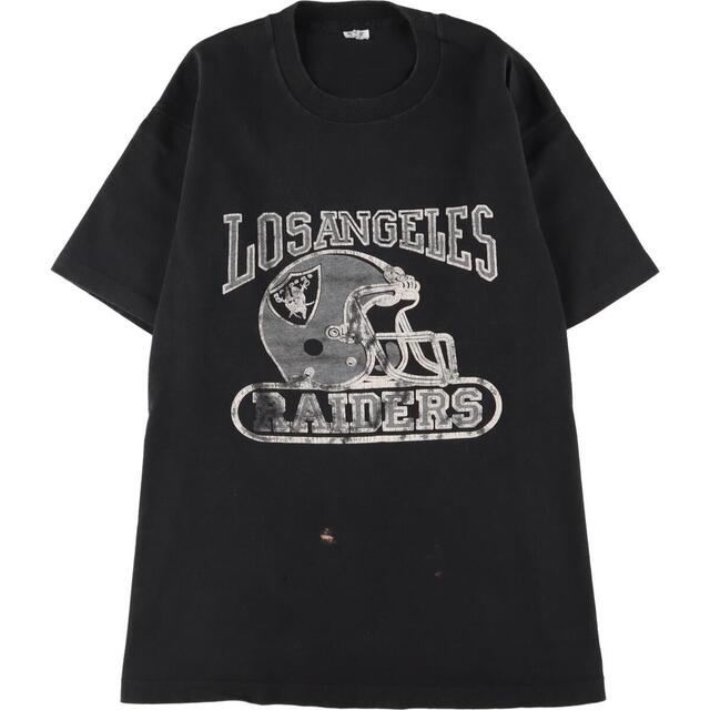 NFL LOS ANGELES RAIDERS ロサンゼルスレイダーズ スポーツプリントTシャツ メンズL /eaa319787