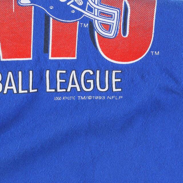 90年代 LOGO ATHLETIC NFL NEWYORK GIANTS ニューヨークジャイアンツ スポーツプリントTシャツ USA製 メンズXL ヴィンテージ /eaa319782