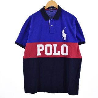 ラルフローレン(Ralph Lauren)の古着 ビッグポニー ラルフローレン Ralph Lauren POLO RALPH LAUREN 半袖 ポロシャツ メンズXL /eaa321264(ポロシャツ)