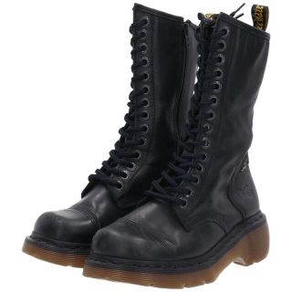 ドクターマーチン(Dr.Martens)の古着 ドクターマーチン Dr.Martens 厚底 14ホールブーツ UK3 レディース21.5cm /saa010984(ブーツ)