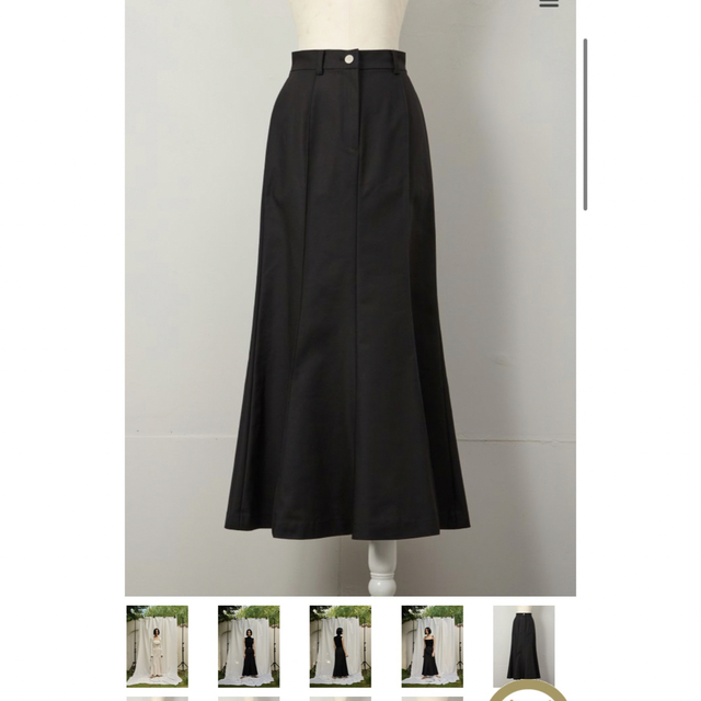 Rosary moon Double Satin Panel Skirt