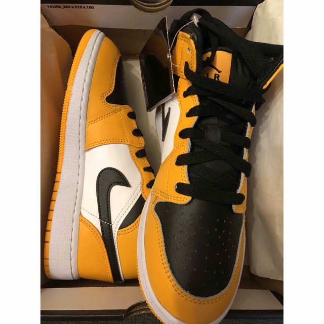 NIKE AIR JORDAN 1 MID GS TAXI ミッド タクシー 黄靴/シューズ