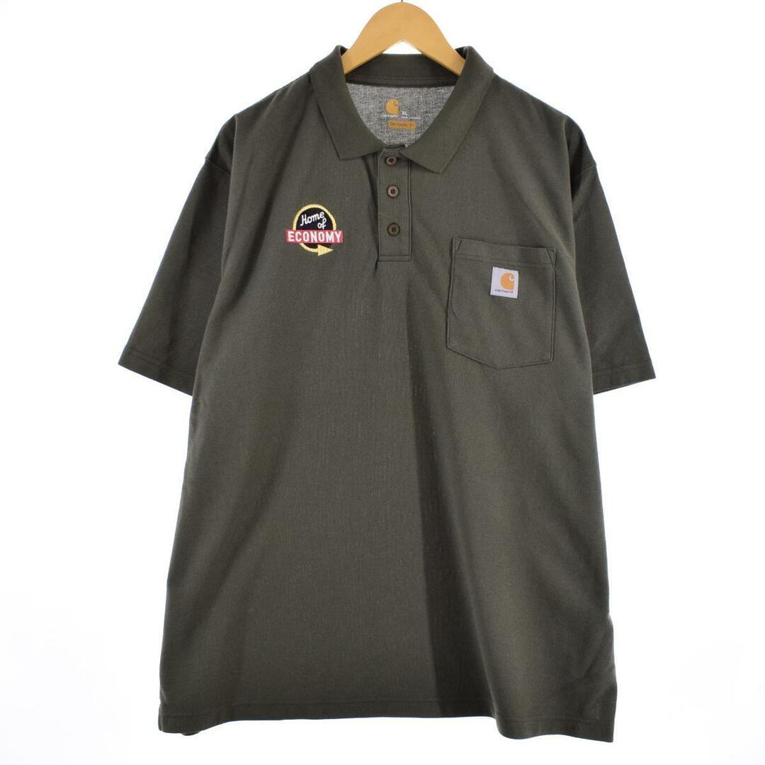 カーハート Carhartt ORIGINAL FIT 半袖 ポロシャツ メンズXL /eaa321237