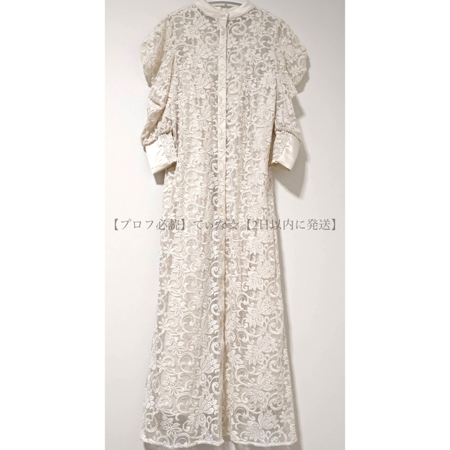 AMERI 2WAY DRAPE SLEEVE EMBROIDERY DRESS-www.starttpitching.com