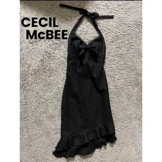 セシルマクビー(CECIL McBEE)の☆CECIL McBEE☆セシルマクビー　アシンメトリーホルターネックワンピース(ひざ丈ワンピース)