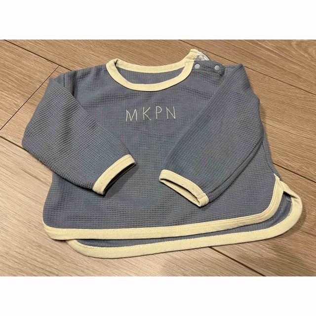 マケポノ ワッフルTシャツ 80 キッズ/ベビー/マタニティのベビー服(~85cm)(Ｔシャツ)の商品写真