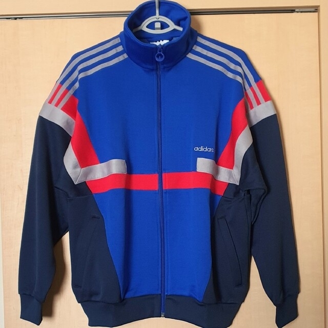 80'sレトロ adidas ジャージ トラックトップ メンズL