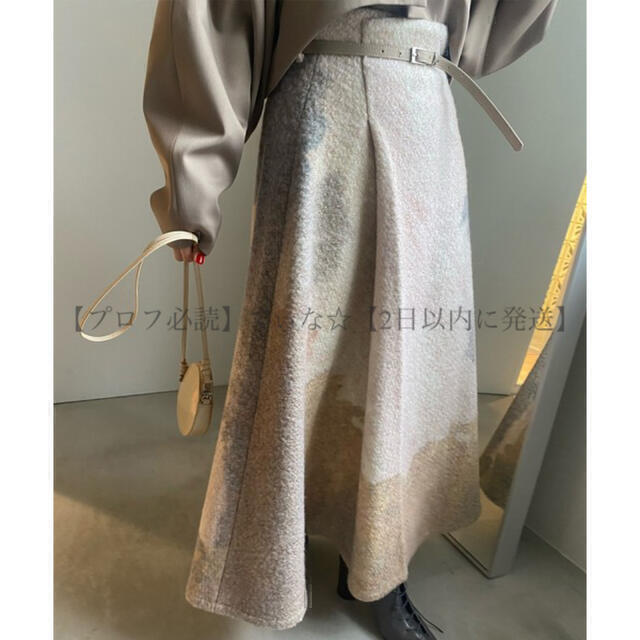 Ameri VINTAGE - 新品 AMERI ANDREA ABSTRACT PAINT SKIRTの通販 by