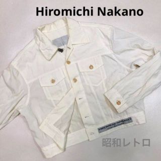 ヒロミチナカノ(HIROMICHI NAKANO)のナカノヒロミチ　足を長く見せる90年代シルエット　スプリングジャケット　Ｌ(ナイロンジャケット)