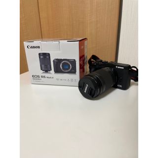 キヤノン(Canon)の【うっちー様専用】CANON M6mark2(ミラーレス一眼)