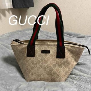 グッチ(Gucci)の確実正規品 GUCCI 台形 374433 トートバッグ ハンドバッグ(トートバッグ)