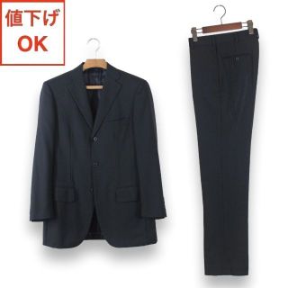 ジェイプレス(J.PRESS)の66【美品】J.プレス スーツ Y6 メンズ スリム体 L ブラック 黒 春夏秋(セットアップ)