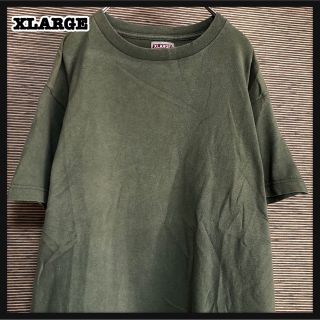 エクストララージ(XLARGE)の【エクストララージ】半袖Tシャツ　アニマル　エンブレムタグ　ゴリラ　カーキー18(Tシャツ/カットソー(半袖/袖なし))