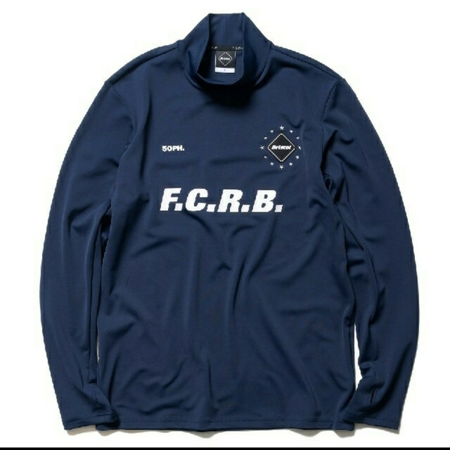 F.C.Real Bristol MOCK NECK TOP NEVY XL - Tシャツ/カットソー(七分/長袖)