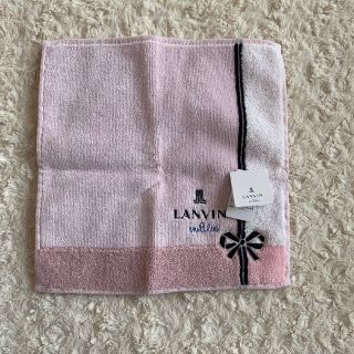 ランバンオンブルー(LANVIN en Bleu)の売約済《未使用》LANVIN ・GIVENCHY タオルハンカチ 5枚(ハンカチ)