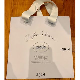 ジェラートピケ(gelato pique)のショッパー　ショップ袋　gelato pique ジェラピケ(ショップ袋)