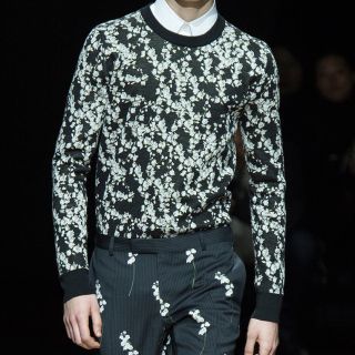 ディズニーコレクション 【DIOR】ディオールオム 2017秋冬 ニット 総柄
