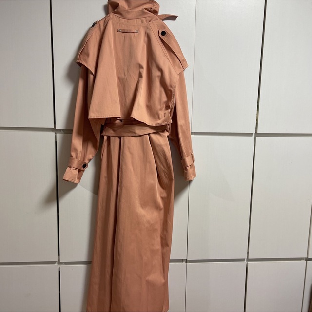 AMERI 3WAY LAYERED TRENCH COAT ピンクほぼ新品