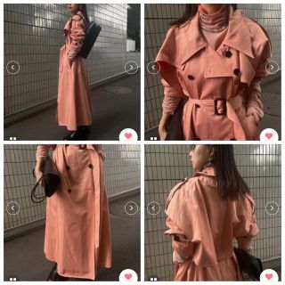 Ameri VINTAGE - AMERI 3WAY LAYERED TRENCH COAT ピンクほぼ新品の