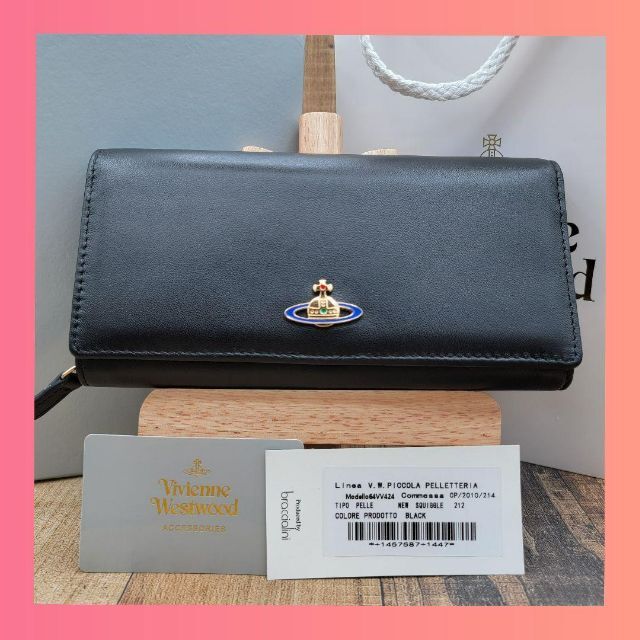 ✨新品 翌日発送✨ヴィヴィアンウエストウッド 長財布 64VV424