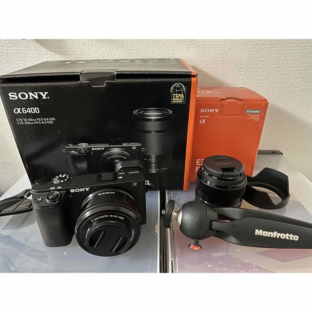 SONY - SONY a6400 レンズセットの通販 by トモ's shop｜ソニーならラクマ