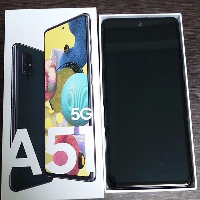 新品同様)Galaxy A51 5G 128GB au版 SIMロック解除済 高品質 18900円