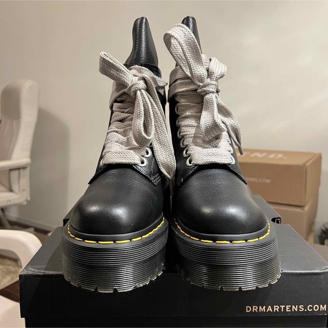 Dr.Martens(ドクターマーチン)の美品　Dr. Martens RICK OWENS 1460 Quad Ro メンズの靴/シューズ(ブーツ)の商品写真