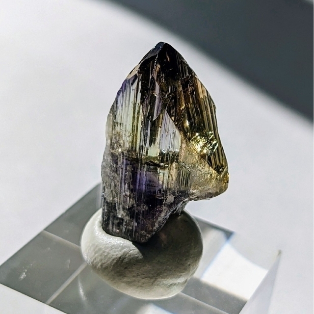 非加熱 タンザナイト ゾイサイト 原石 標本 鉱物標本 天然石 鉱物 鉱石-