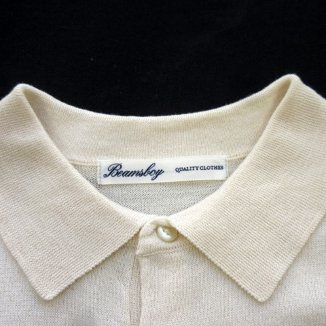 BEAMS BOY(ビームスボーイ)のビームスボーイ BEAMS BOY ポロシャツ ニット 半袖  レディースのトップス(ポロシャツ)の商品写真