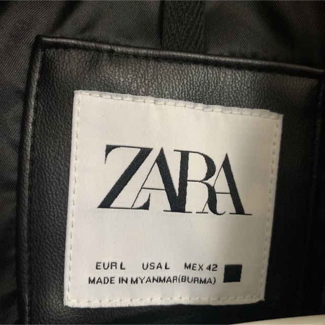 ZARA(ザラ)のZAZA/レザージャケット(メンズ/L) メンズのジャケット/アウター(レザージャケット)の商品写真