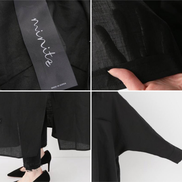 新品【AP STUDIO】MINITZ リネンロングシャツ 50%OFF semivoire.com