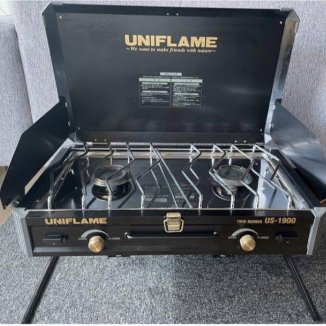 UNIFLAME - 激レア ユニフレーム ツインバーナーUS-1900ブラック の