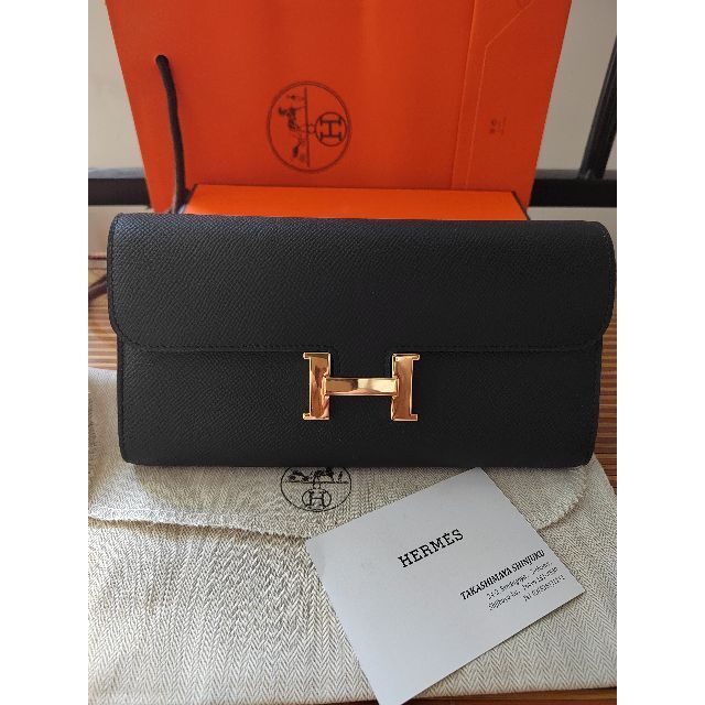 ですし Hermes - エルメス コンスタンス ロング ノワールの通販 by