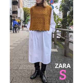 ザラ(ZARA)の新品ZARA テクスチャーニットベストS(ベスト/ジレ)