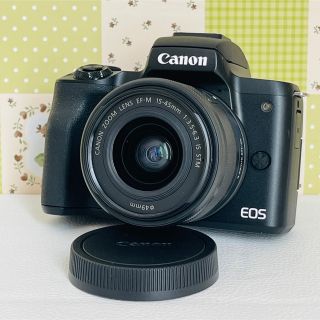 キヤノン(Canon)の✨極美品✨おすすめNo. 1✨Canon EOS kiss M2 レンズキット(ミラーレス一眼)