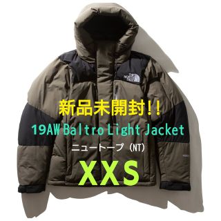 ザノースフェイス(THE NORTH FACE)の新品 19AW ノースフェイス バルトロライトジャケット ニュートープ XXS(ダウンジャケット)